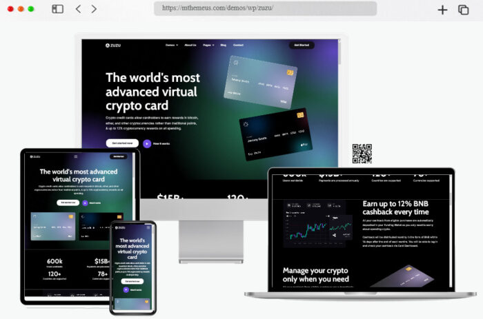 zuzu nft crypto wordpress theme
