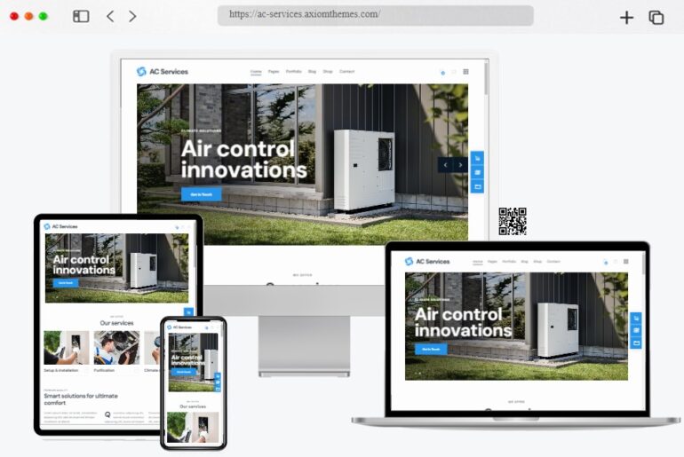 AC Services Air Conditioning Theme