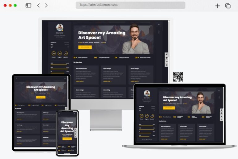 Arter Resume WordPress Theme