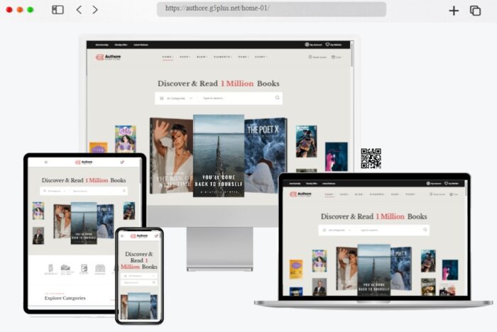 Authore WordPress Theme for Authors
