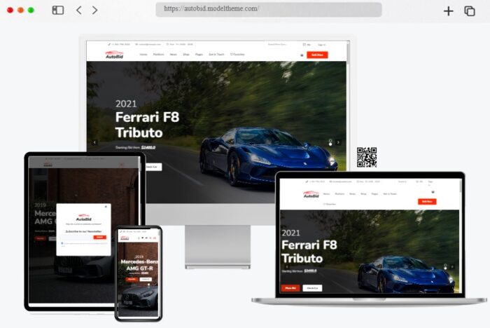 AutoBid Car Auctions Theme