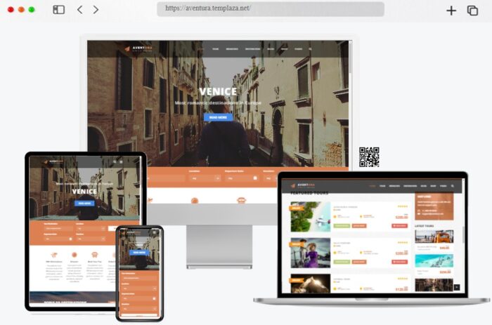 aventura travel booking system wordpress theme