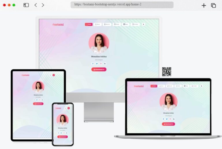 Bostami Portfolio React NextJs Template