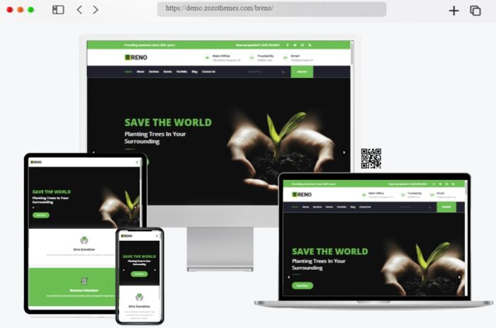 breno green energy wordpress theme