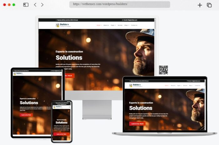 Builderx Construction WordPress Theme