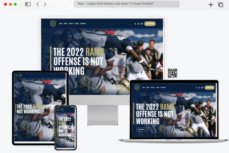 Campo Sport Club Team WordPress Theme