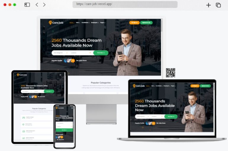 CareJob Job Board Next Js Template