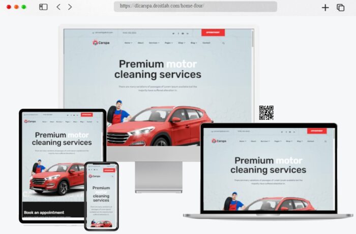 carspa car wash cleaning wordpress theme