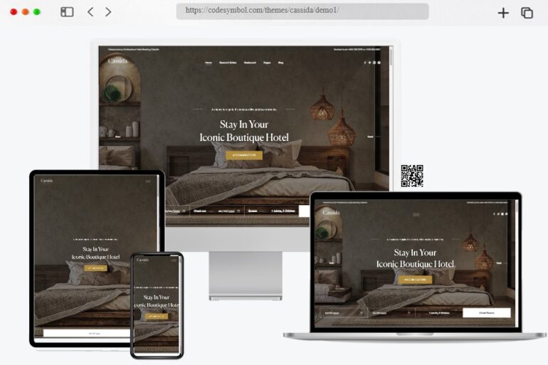 Cassida Hotel Booking WordPress Theme