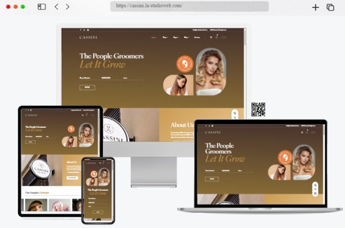 cassini hair salon barber shop wordpress theme