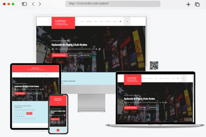Castpod WordPress Theme Audio Podcasts