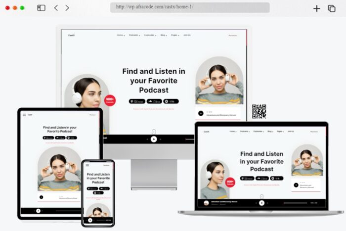 Castx Superior Podcast WordPress Theme