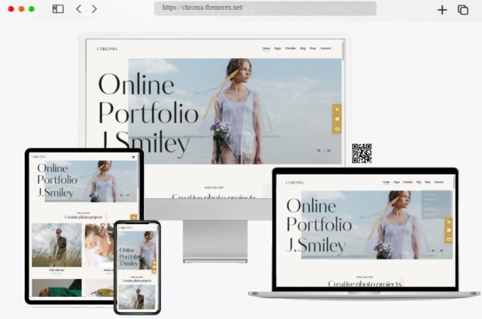 Chroma Photography Portfolio WordPress Theme
