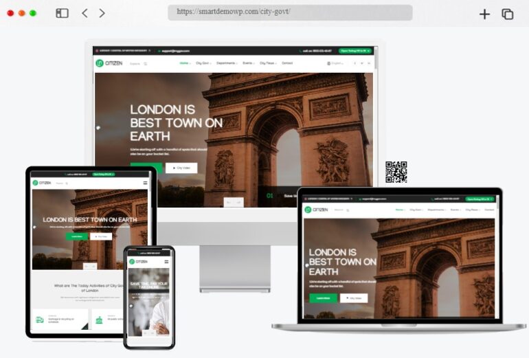 CityZen Government WordPress Theme