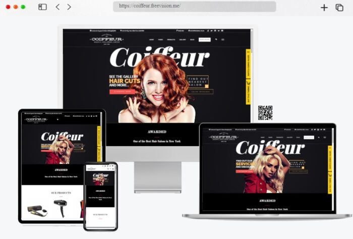 coiffeur hair salon wordpress theme
