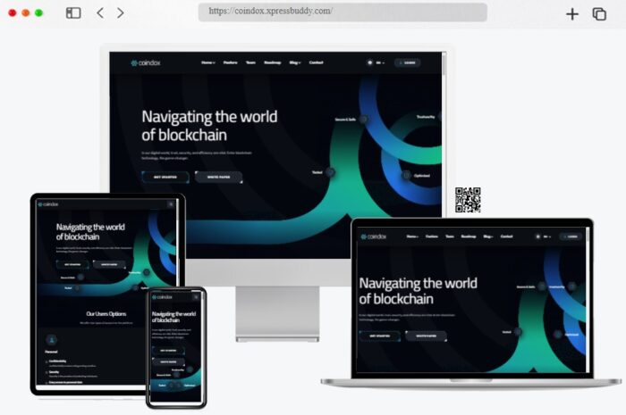 Coindox ICO Crypto Landing Theme