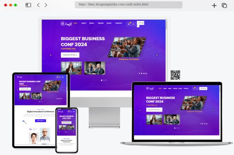 ConfX Event Conference HTML Template