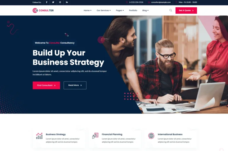 25 Best Responsive Business Website Templates For 2026 FreshDesignweb