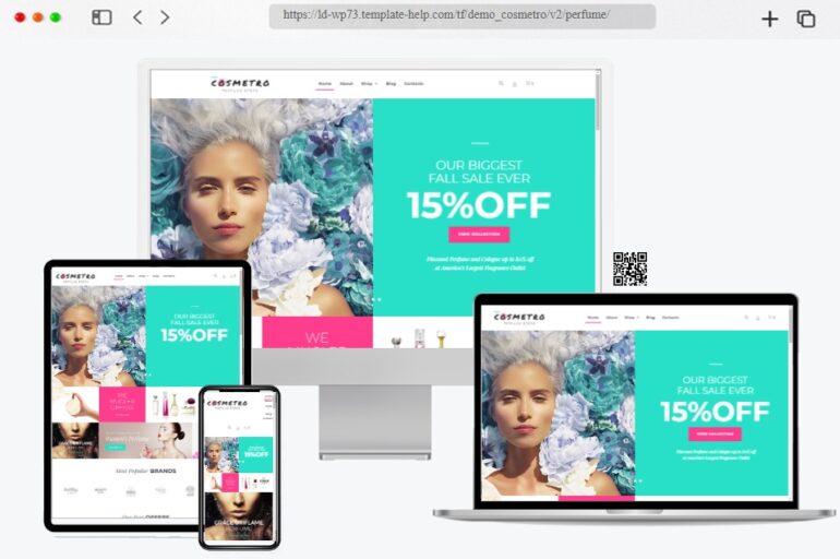 Cosmetro Cosmetics Store Theme
