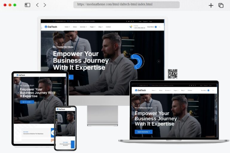 Daltech IT Solution Technology HTML Template