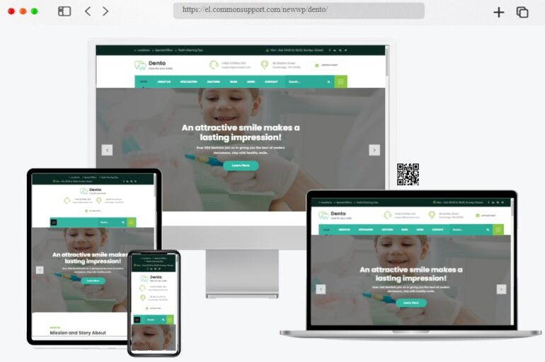 Dento Dental Care WordPress Theme