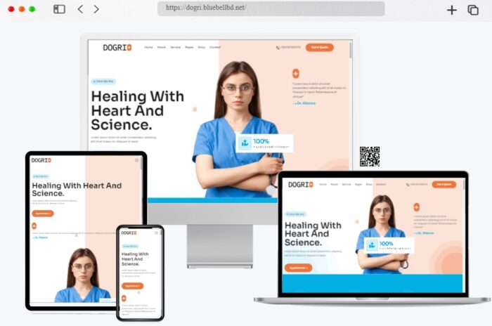 dogri health medical service wordpress theme
