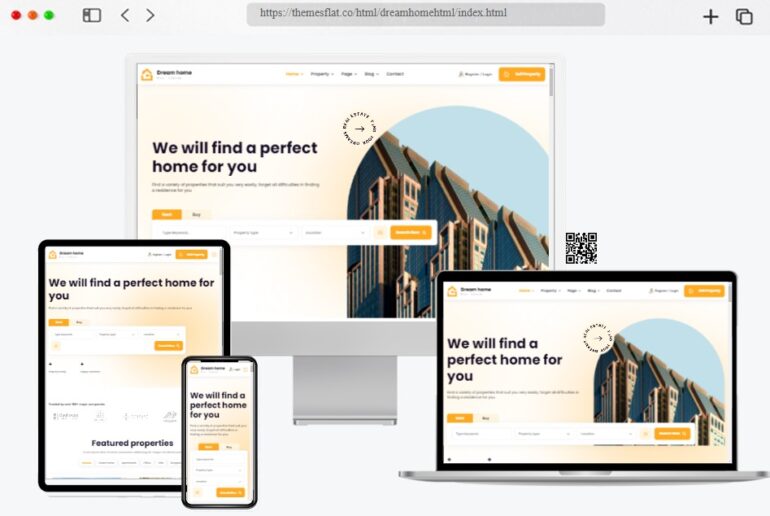 DreamHome Real Estate HTML Template