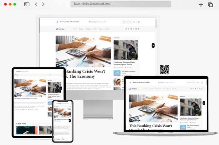 Echoo News Magazine WordPress Theme