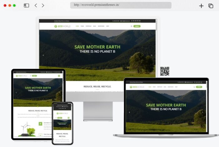 eco world nature environmental wordpress theme