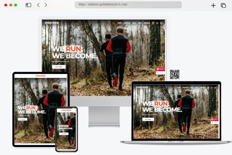 Endurer Running Club Sports Theme