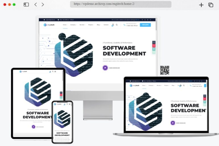 Engitech Startup Services WordPress Theme