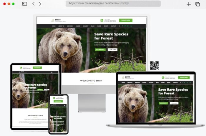 envit environmental wordpress theme