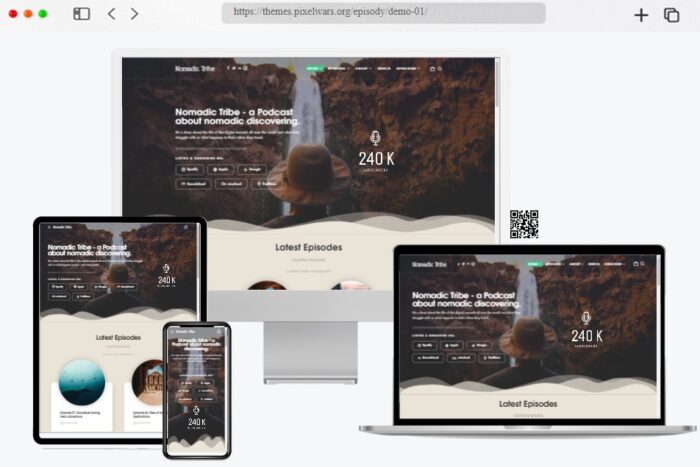 Episody Podcast Audio WordPress Theme