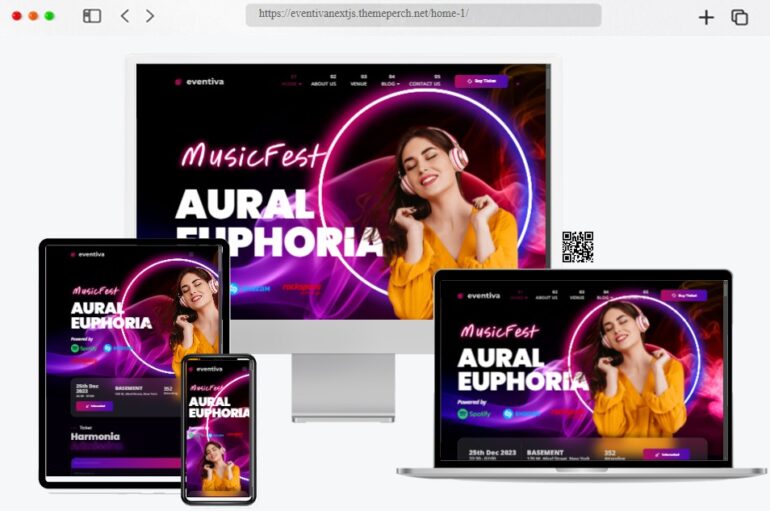 Eventiva NextJS Music Template