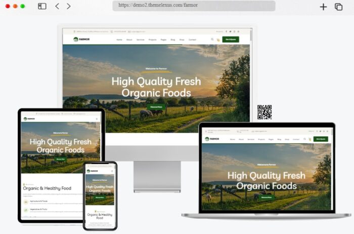 Farmor Farm Farmer WordPress Theme