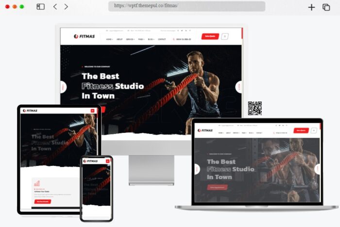 fitmas gym fitness center wordpress theme