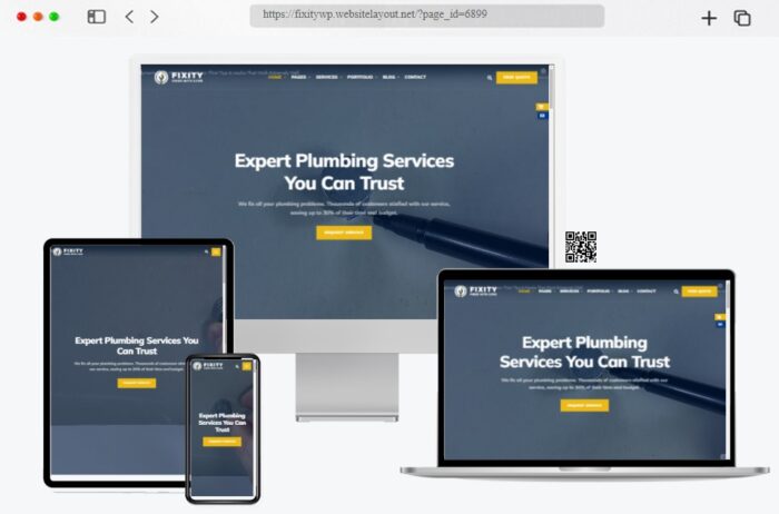 fixity handyman services wordpress theme