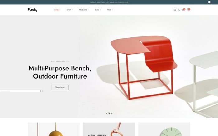 Furety Furniture WooCommerce Theme