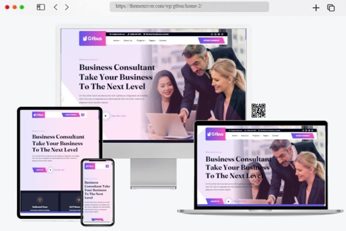 GTBUS Finance WordPress Theme