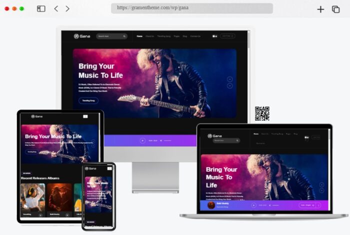 gana music event wordpress theme