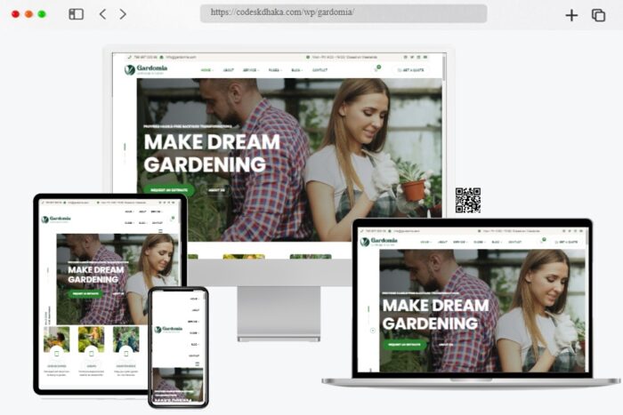 Gardomia Landscape Gardening Theme