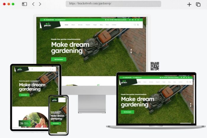 Gardon Landscaping Gardening Theme