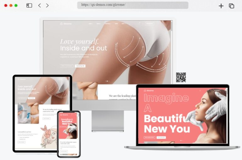 GlowME Plastic Surgery WordPress Theme