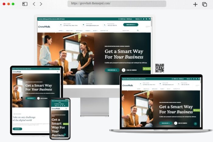 GrowHub Business Consulting WordPress Theme