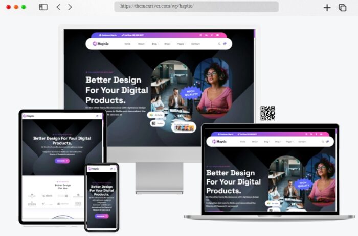 Haptic Web Design Agency Theme