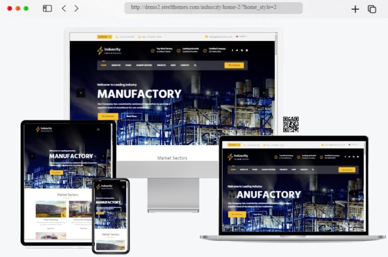 Induscity Factory Theme