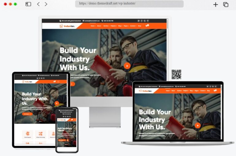 Induxter Industry Factory WordPress Theme