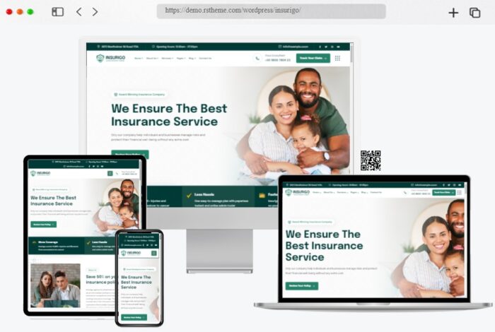 Insurigo Insurance WordPress Theme
