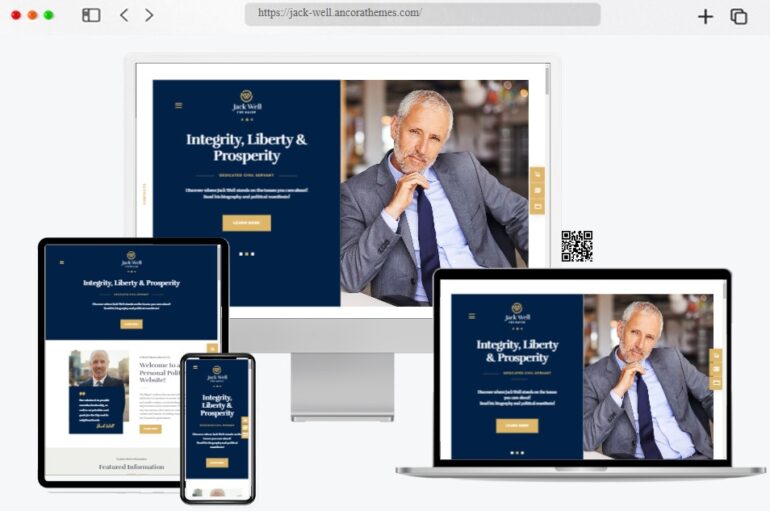 Jack Well Political WordPress Theme