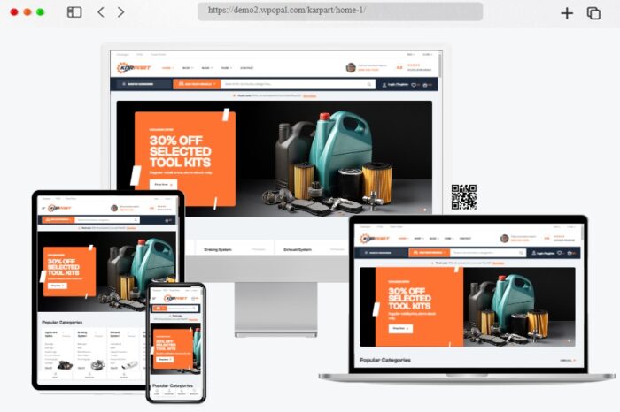 karpart auto parts woocommerce theme